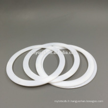 Garniture de joints en PTFE blanc résistant à l&#39;huile haute température viton rondelle plate o anneaux